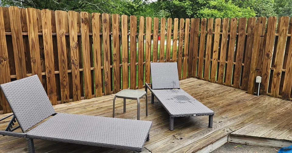 pool fence completed